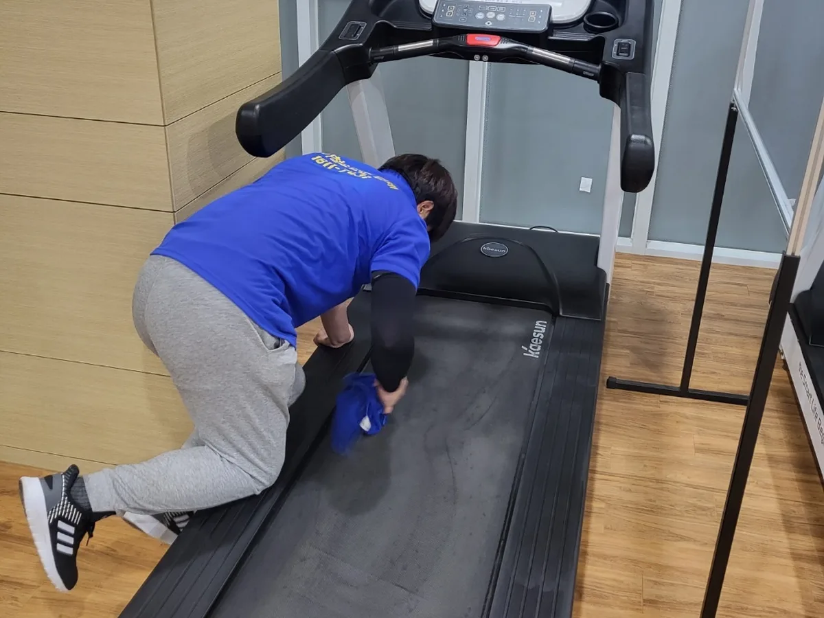 제물포구 송학동1가 피트니스 라커 검사실 위생청소 사례 - 행진크린