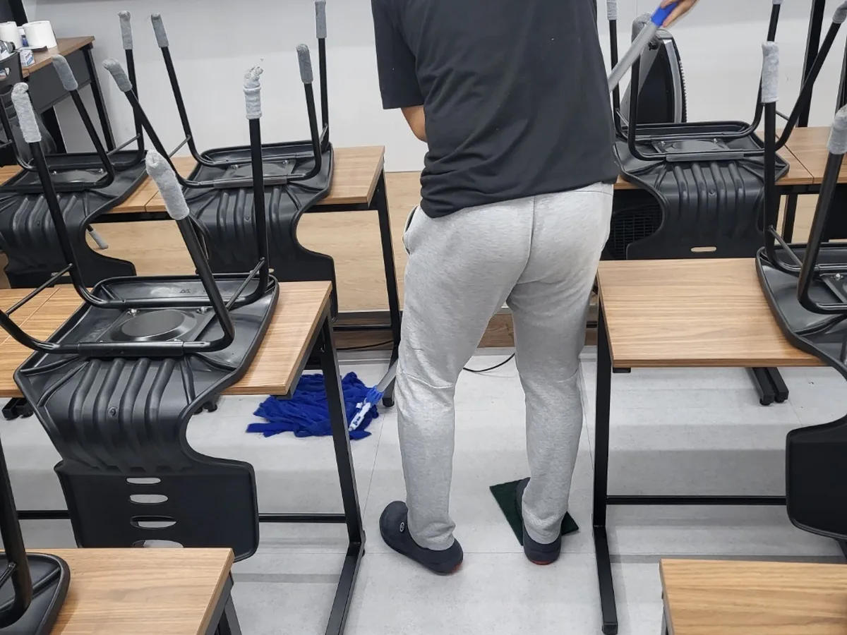 미추홀구 주안동 학교 교장실·교무실 위생청소 사례 - 행진크린